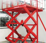 剪叉式電動升降貨梯，固定式液壓升降貨梯